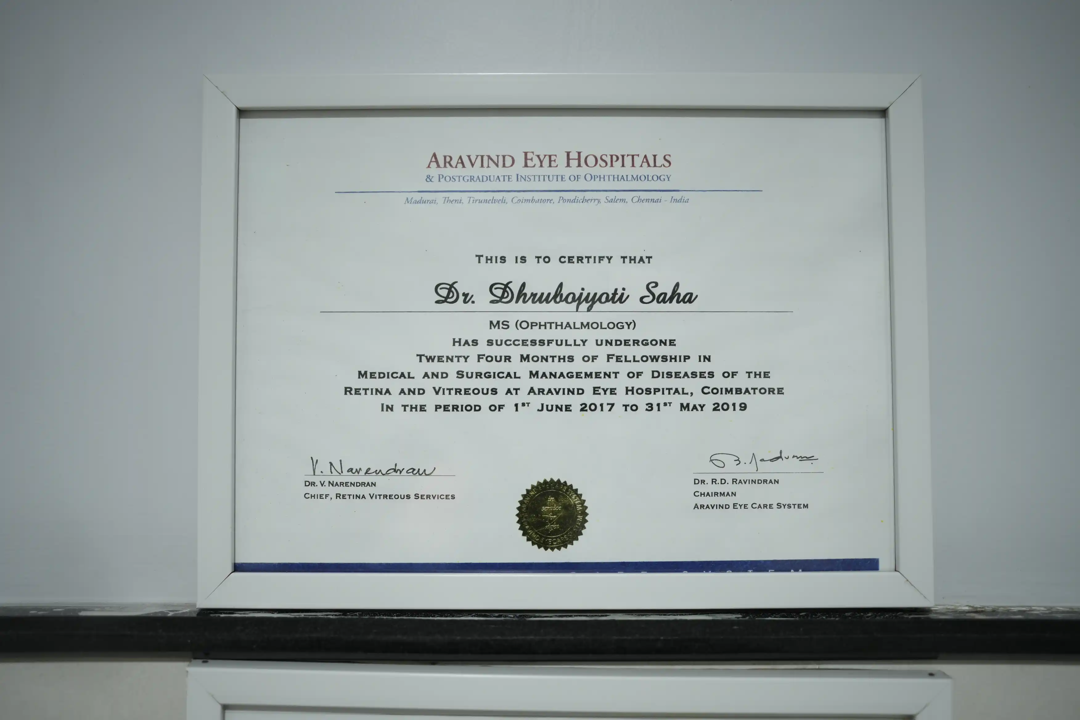 Degree certificate four