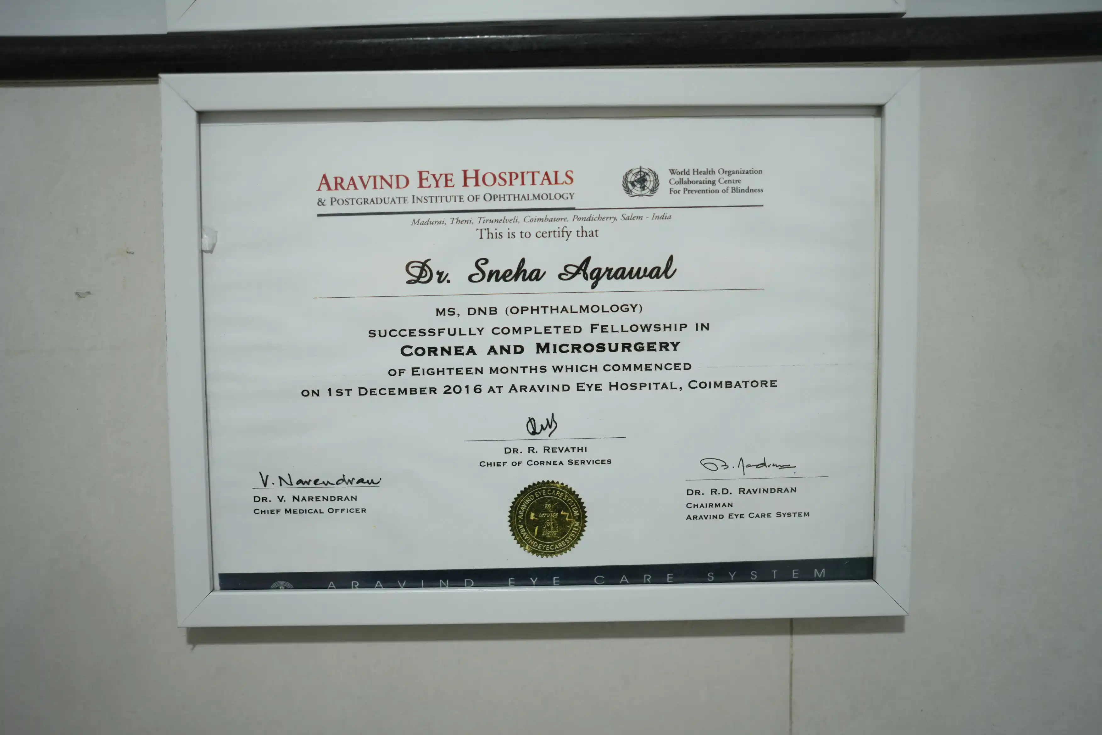 Degree certificate five